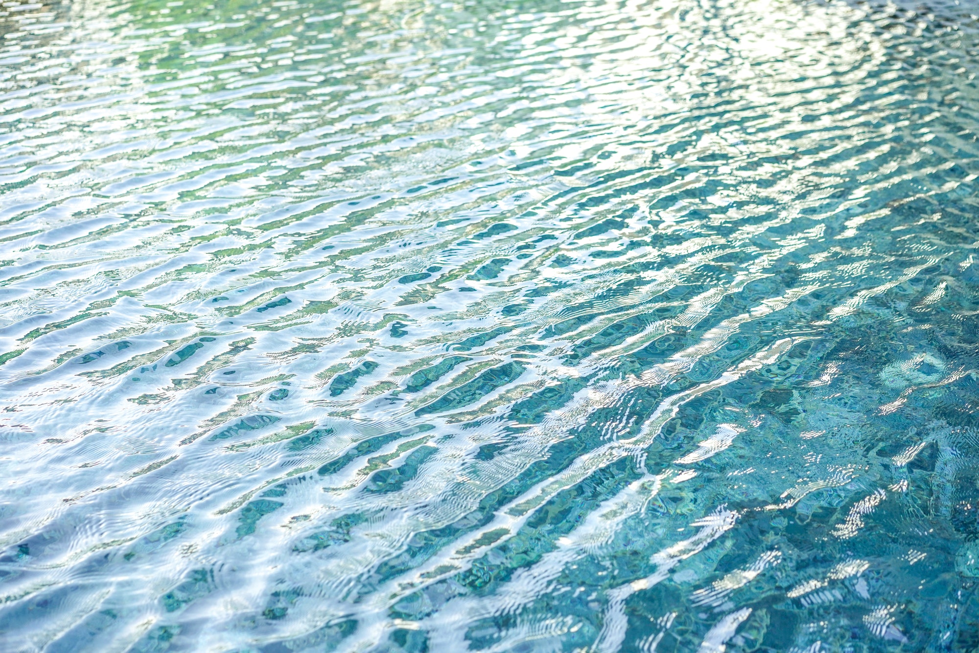 close up clean and clear water surface background